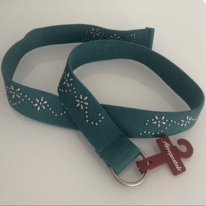 Aeropostale Y2K fabric floral belt m/l